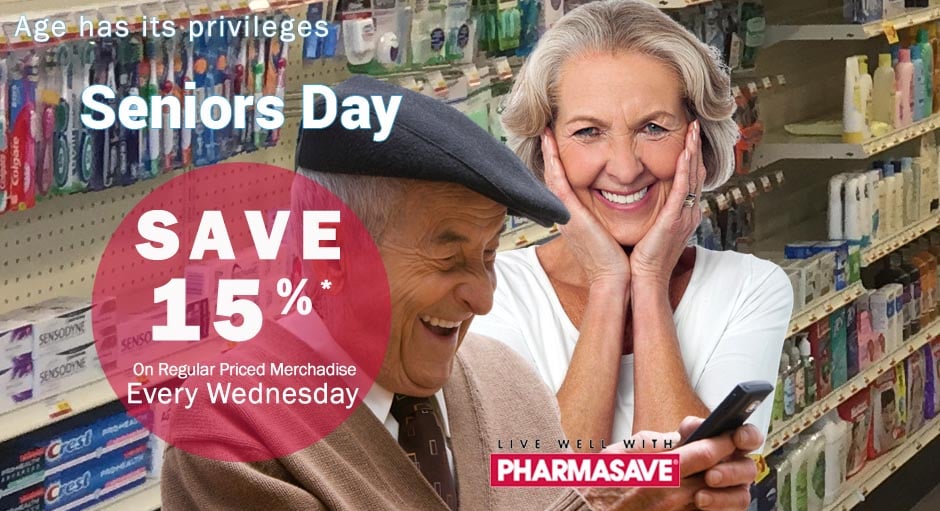 Seniors day is every Wednesday